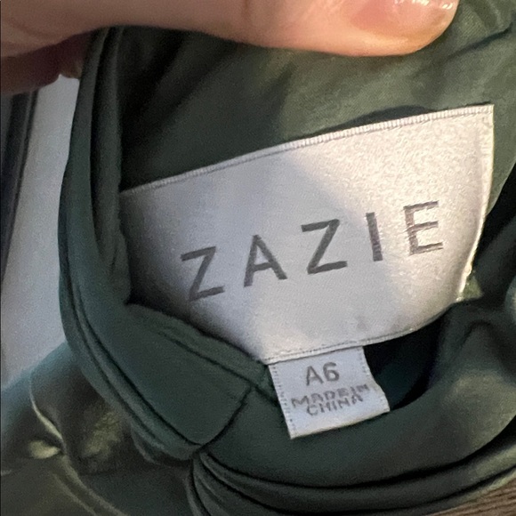 Azazie Strapless Green Dress - Picture 11 of 11